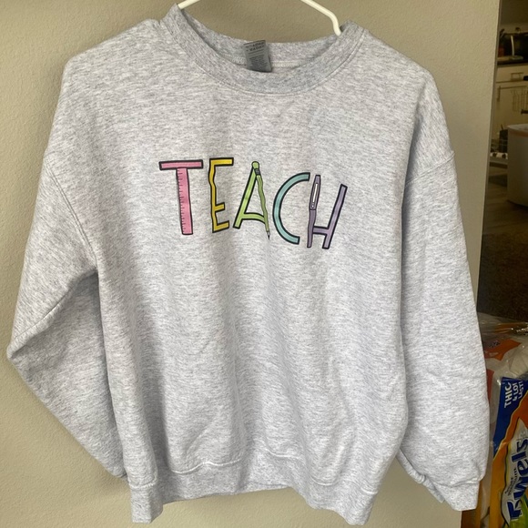 Gildan Tops - Teach Crewneck